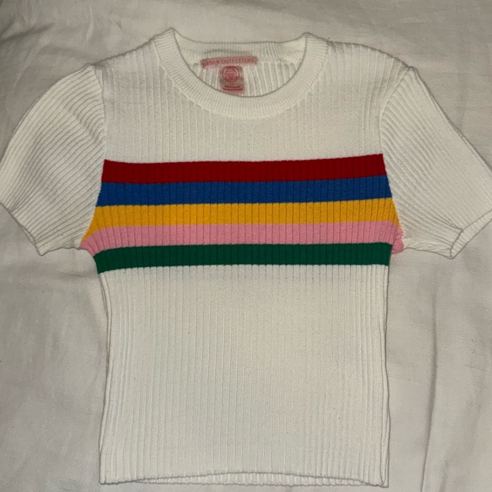 Rainbow urban outfitters sweater